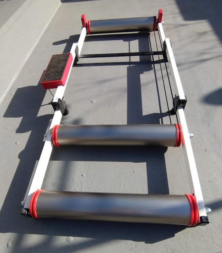 ミノウラ　ローラー台＆バイクラック、 トピーク　ミニモーフ　軽ポンプ