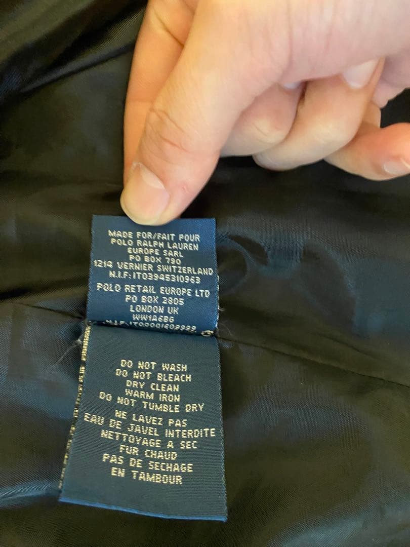 イタリア製 ポロラルフローレン モーターサイクルジャケット