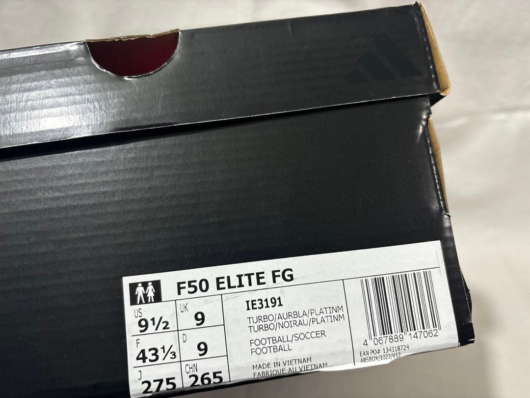 adidas f50 elite fg 27.5 エリート