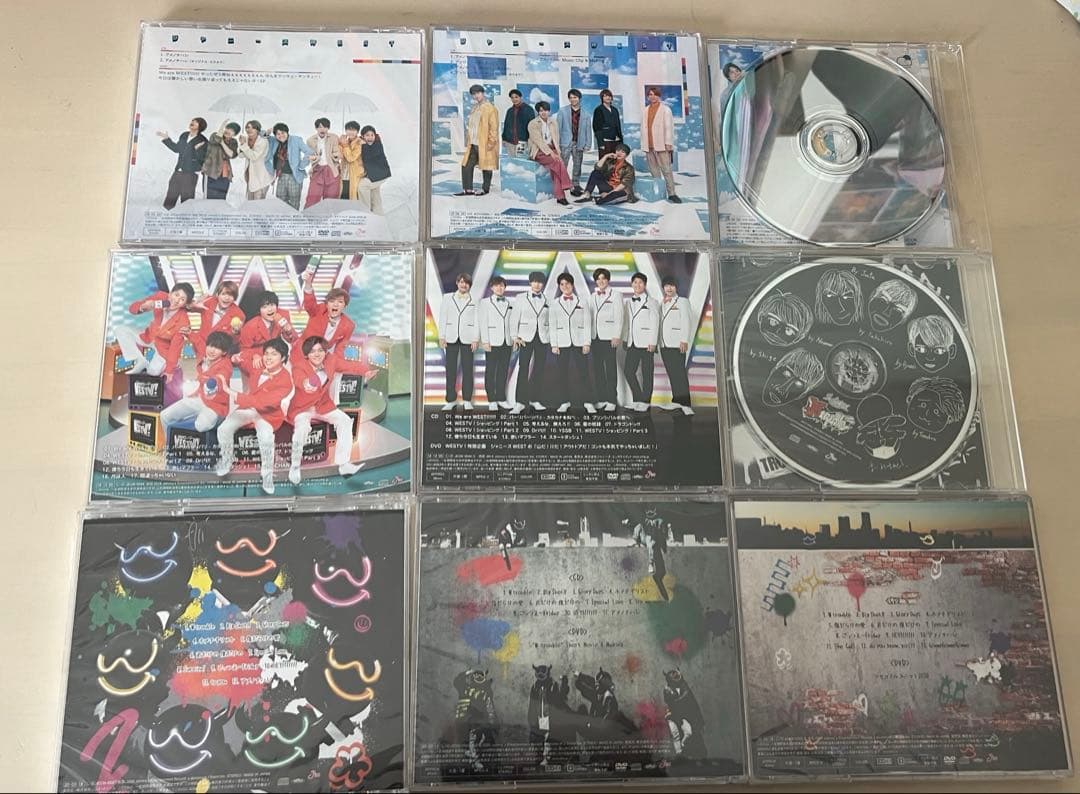 WEST. （ジャニーズWEST）　CDシングル、アルバム55枚まとめ売り