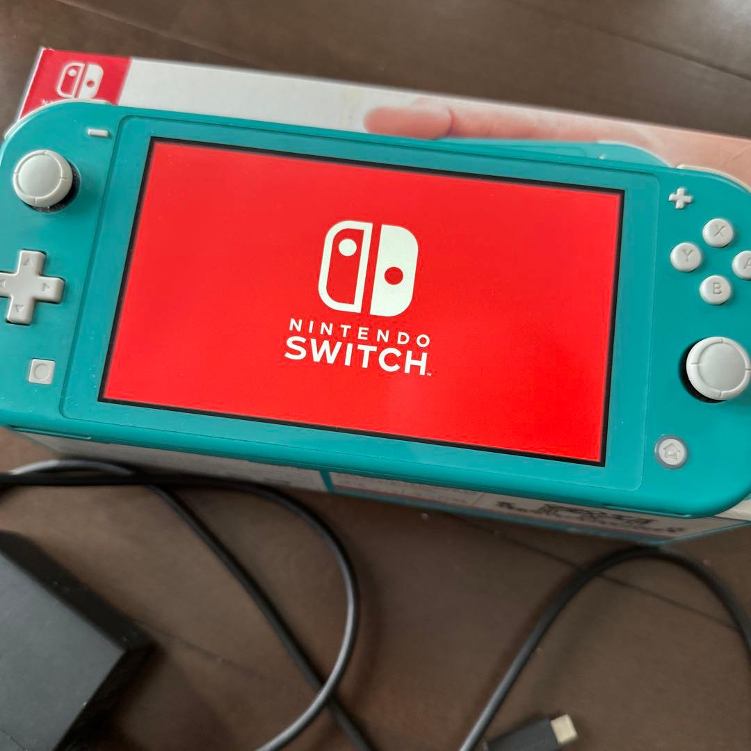 ニンテンドースイッチライト　ターコイズ　中古
