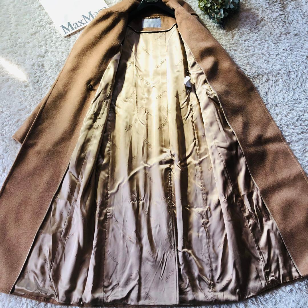 希少42✨現行モデル 美品 マックスマーラ マニュエラコート キャメル100%
