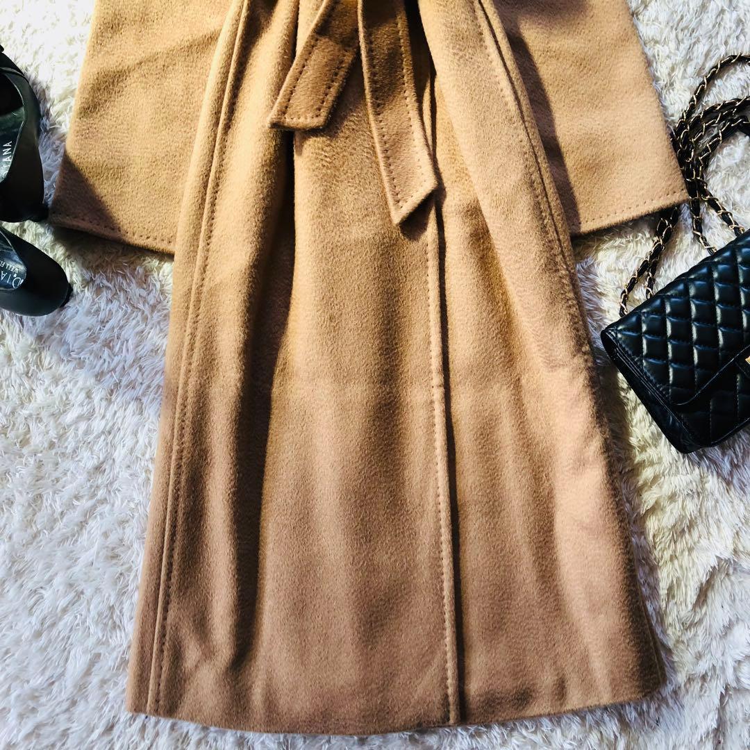 希少42✨現行モデル 美品 マックスマーラ マニュエラコート キャメル100%