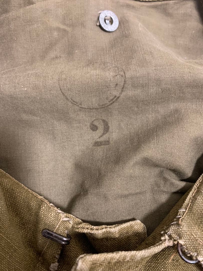 1940s フランス軍　M35 モーターサイクルコート　リネン