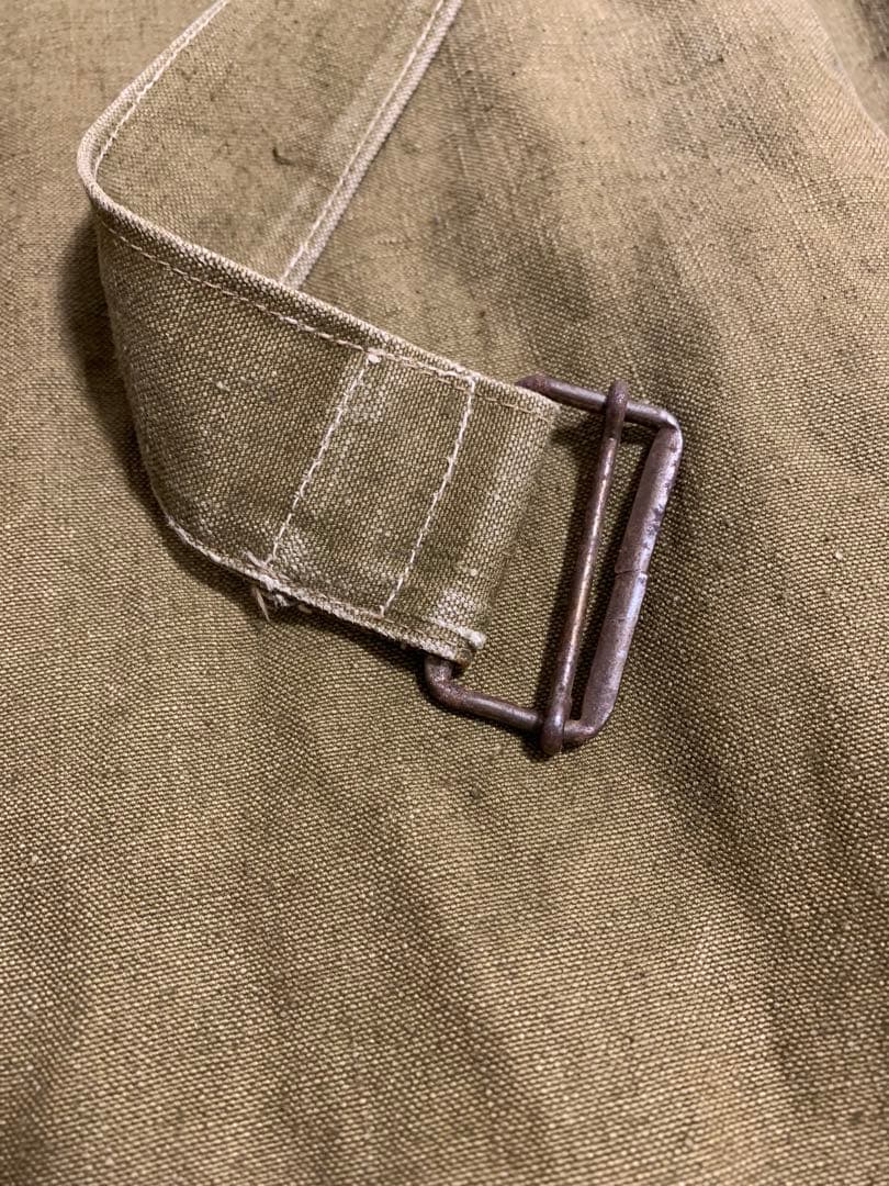 1940s フランス軍　M35 モーターサイクルコート　リネン