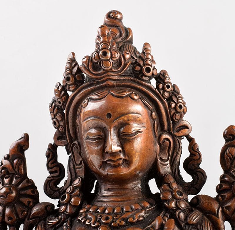 RITAO専用　仏教美術　古銅　チベット仏　仏像　置物　M　R4042