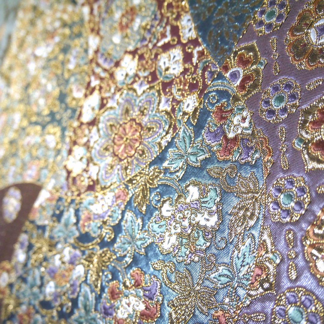 必見！早い者勝ち！！ 正絹 中古 西陣織 仕立て上がり袋帯☆187