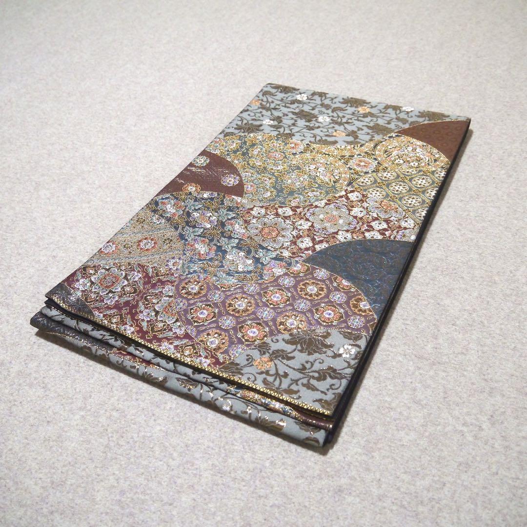 必見！早い者勝ち！！ 正絹 中古 西陣織 仕立て上がり袋帯☆187