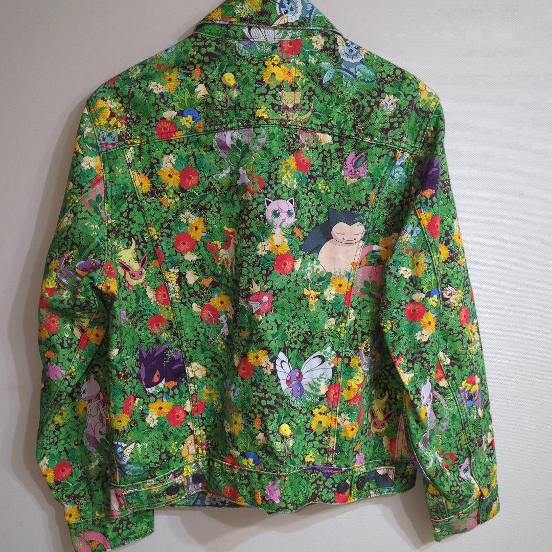 希少　Levi's × Pokémon 花柄デニムジャケット S