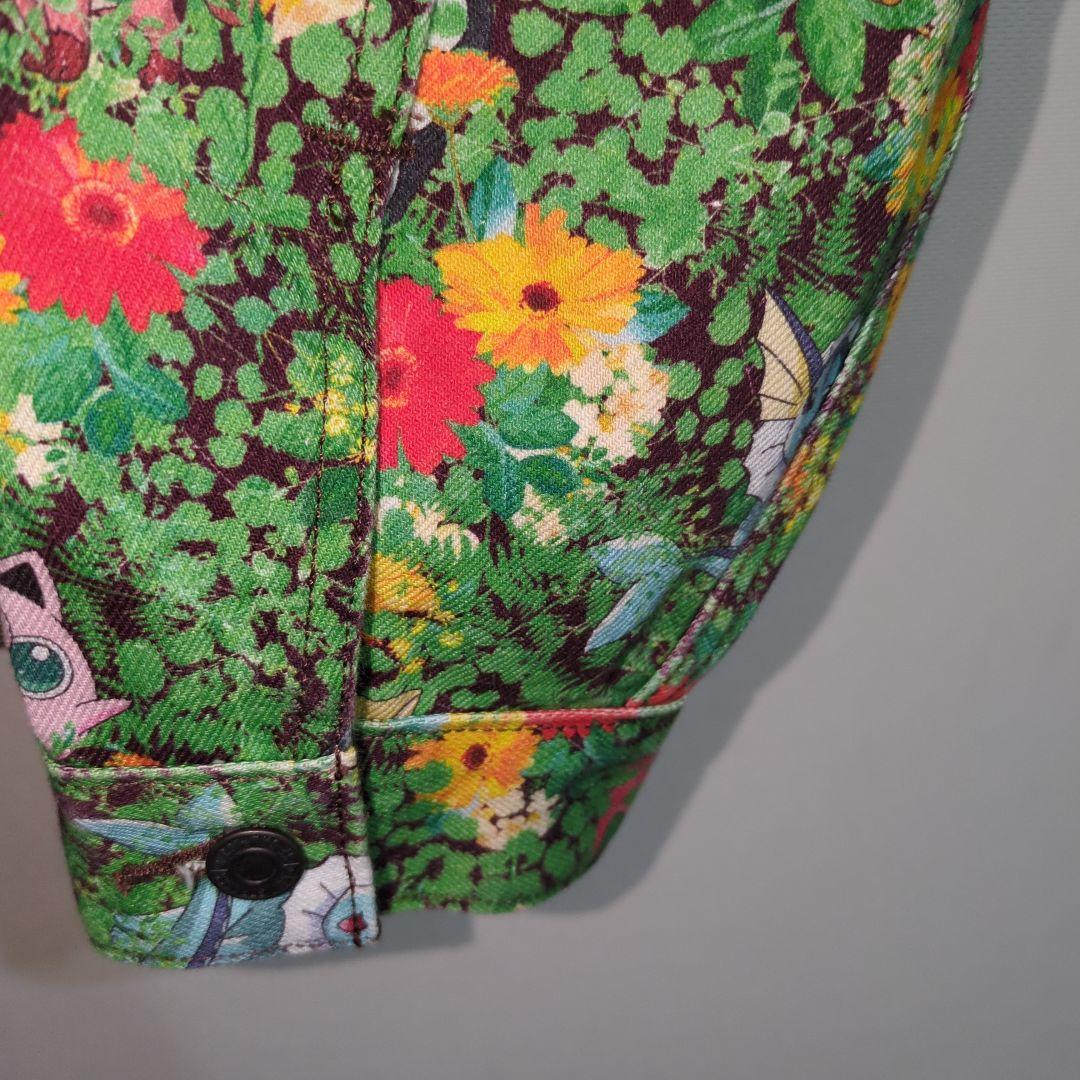 希少　Levi's × Pokémon 花柄デニムジャケット S