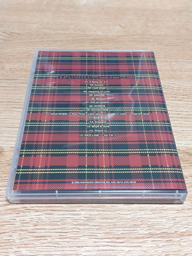 浜崎あゆみ　ＴＡ　ＬＩＭＩＴＥＤ　Ｔｈａｎｋ　Ｕ　ｔｏｕｒ　２０２４