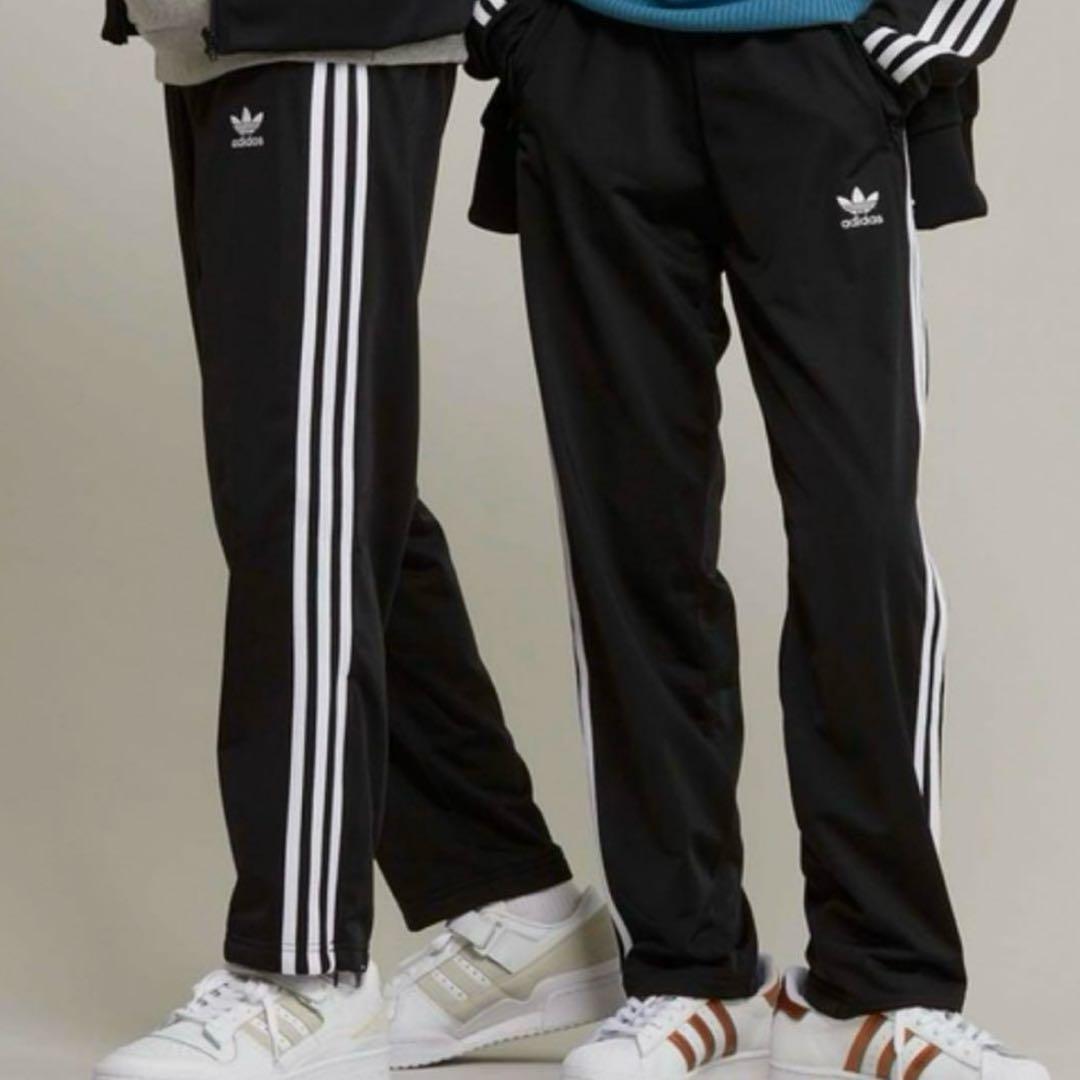 【完売商品】アディダス トラックパンツ / ラインパンツ ブラック