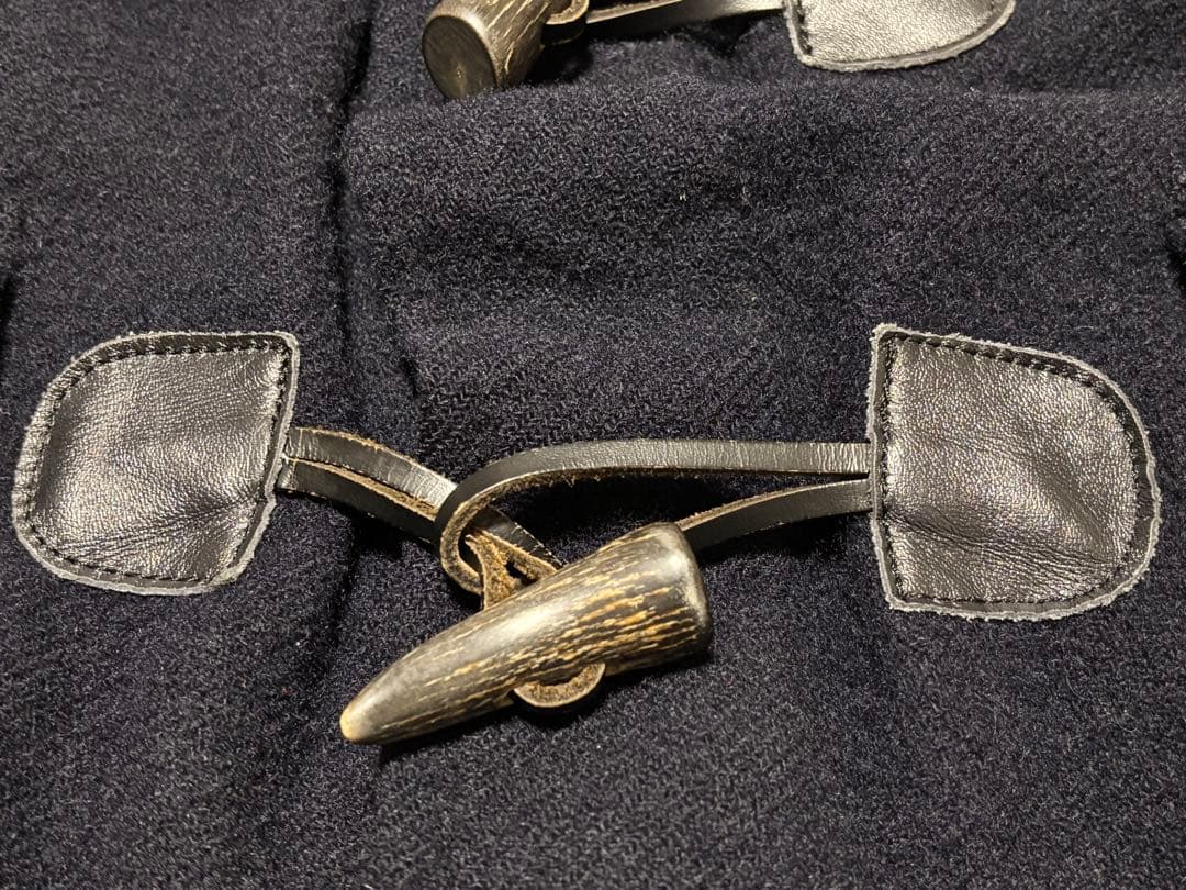 コムデギャルソンオム　縮絨　ダッフルコート　ネイビー　XS