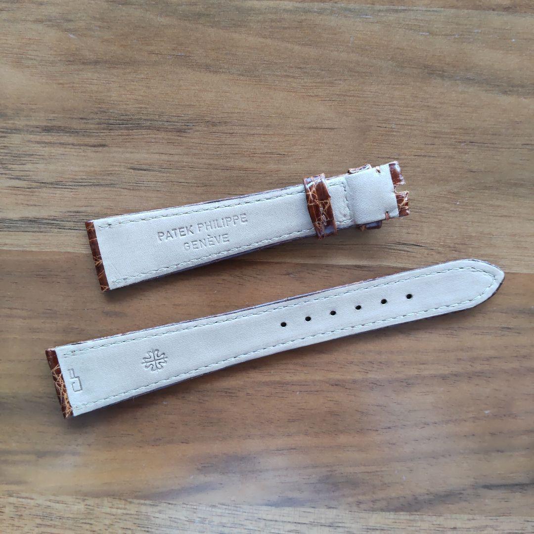 パテックフィリップ カラトラバ 純正革ベルト ラグ幅20mm