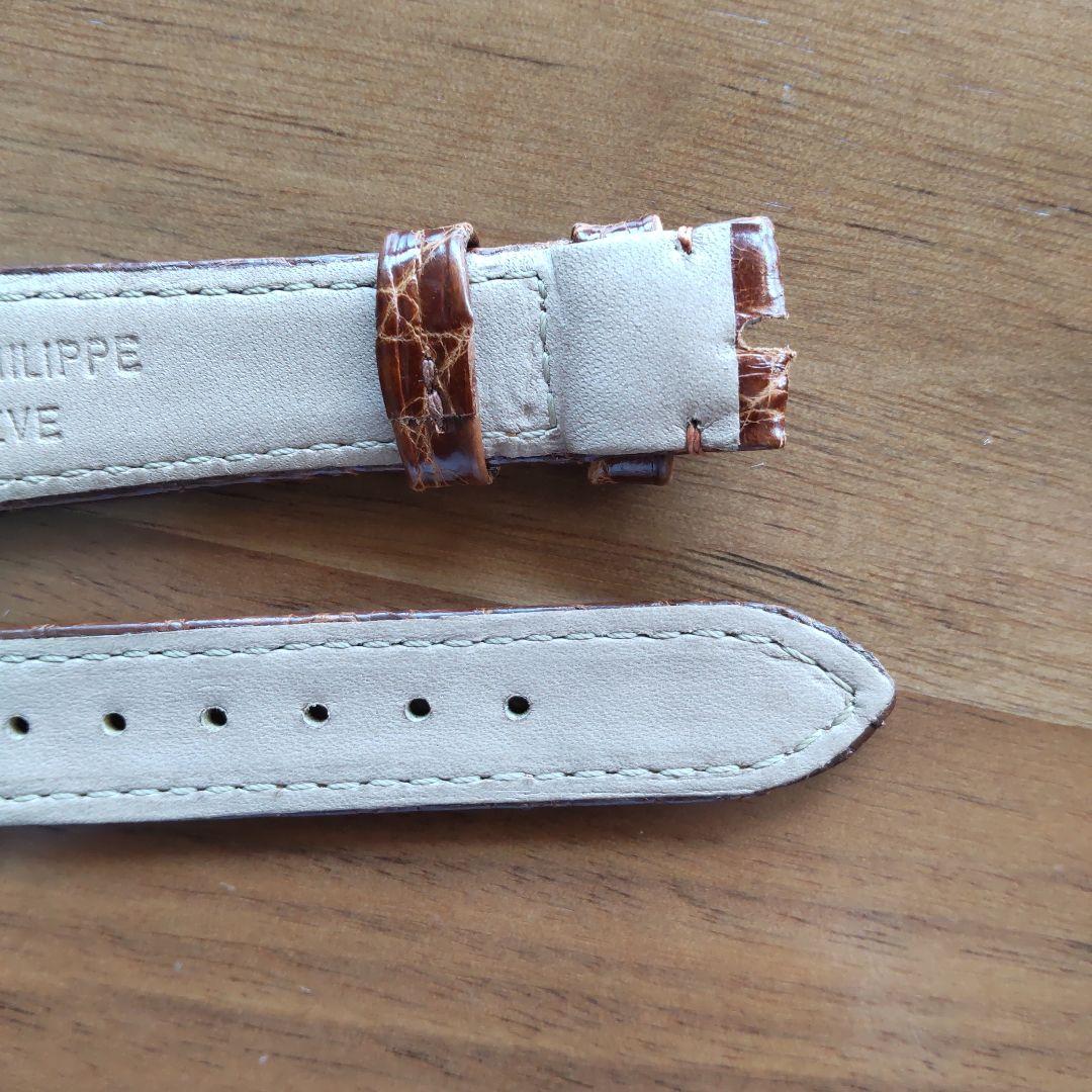 パテックフィリップ カラトラバ 純正革ベルト ラグ幅20mm