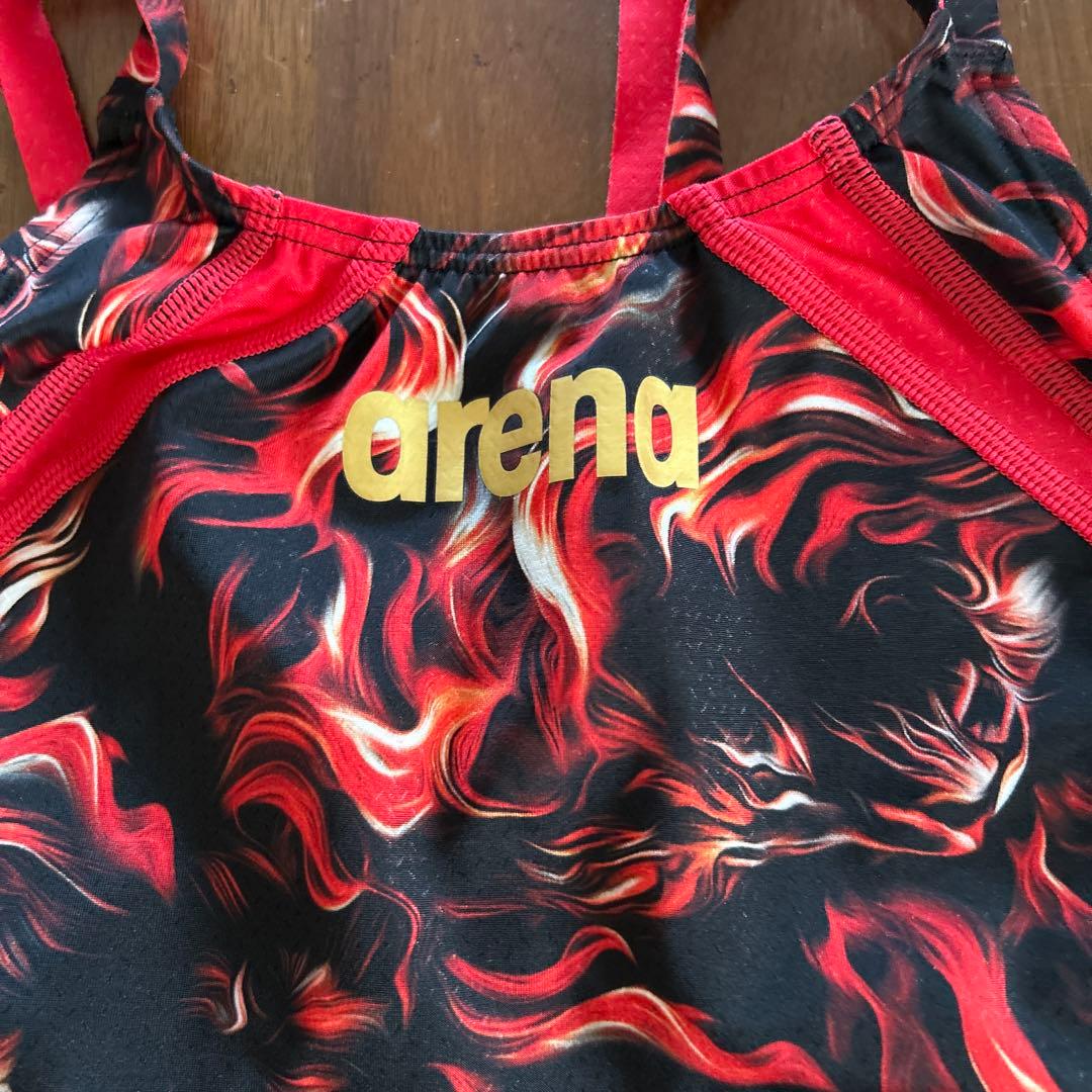arena フレイム柄 スポーツ用水着