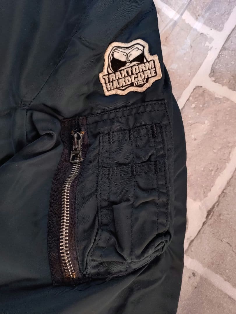 【超希少旧タグ】【USA製】【Lサイズ】【アルファ】【MA-1】【ネイビー】