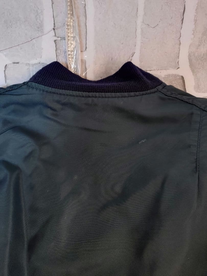 【超希少旧タグ】【USA製】【Lサイズ】【アルファ】【MA-1】【ネイビー】