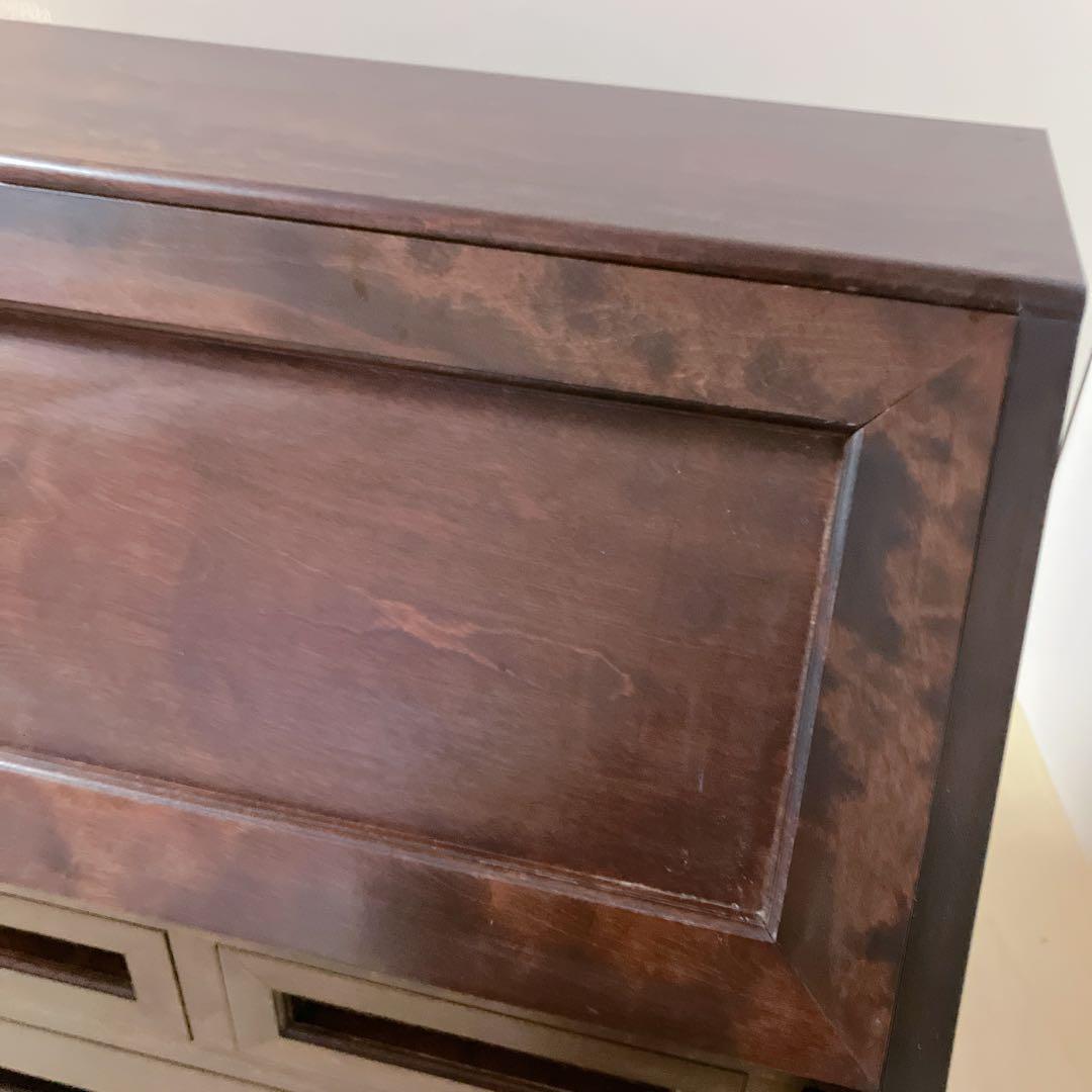 松本民芸家具　ライティングビューロー　デスク　チェスト　木製　デスクチェア