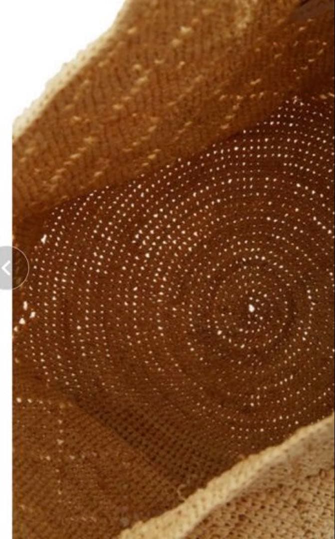 human woman／【ＩＶＡＨＯＮＡ】ラフィアトートバッグ