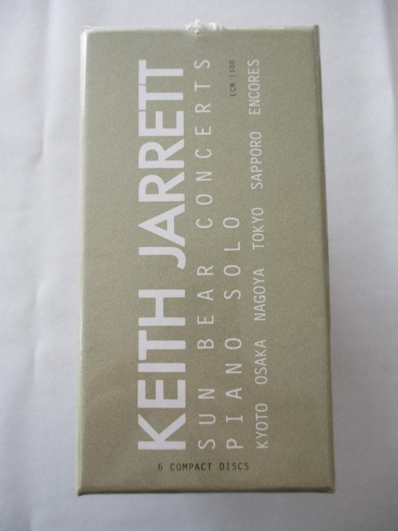 Keith Jarrett Sun Bear Concerts 輸入盤 未開封