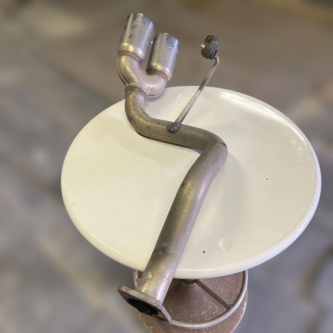 ダイハツ　タントカスタム　ターボ　L350S ステンレス デュアル出力マフラー