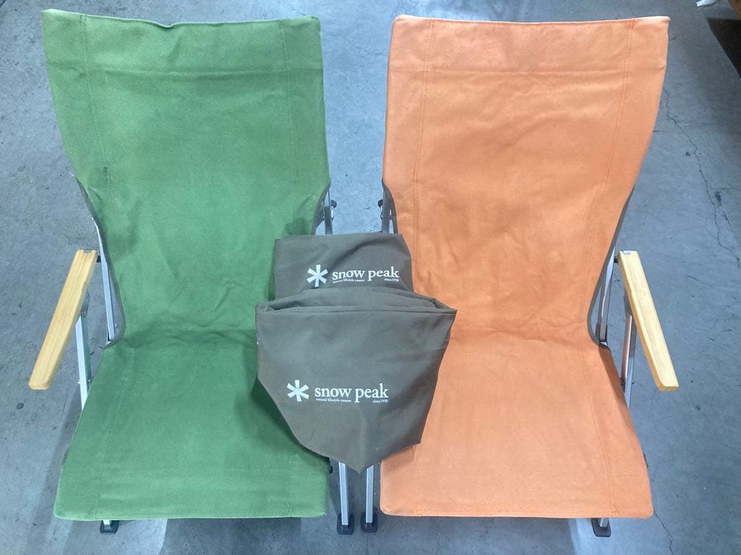 スノーピーク peak ローチェア カーキ 2脚セット