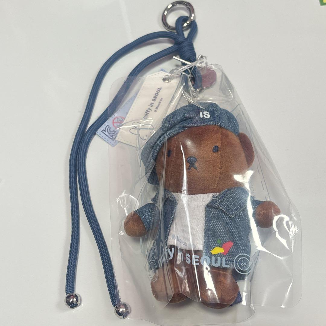 ☆韓国限定☆ミッフィー miffy デニム キーリング ソウル 3点セット