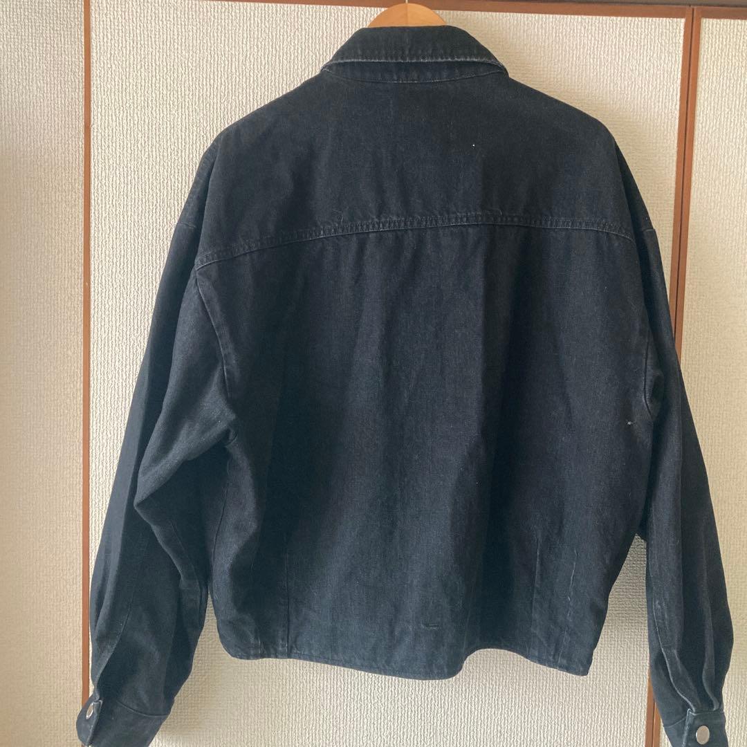 shishikui Denim Ja / BLACK デニムジャケット　百々