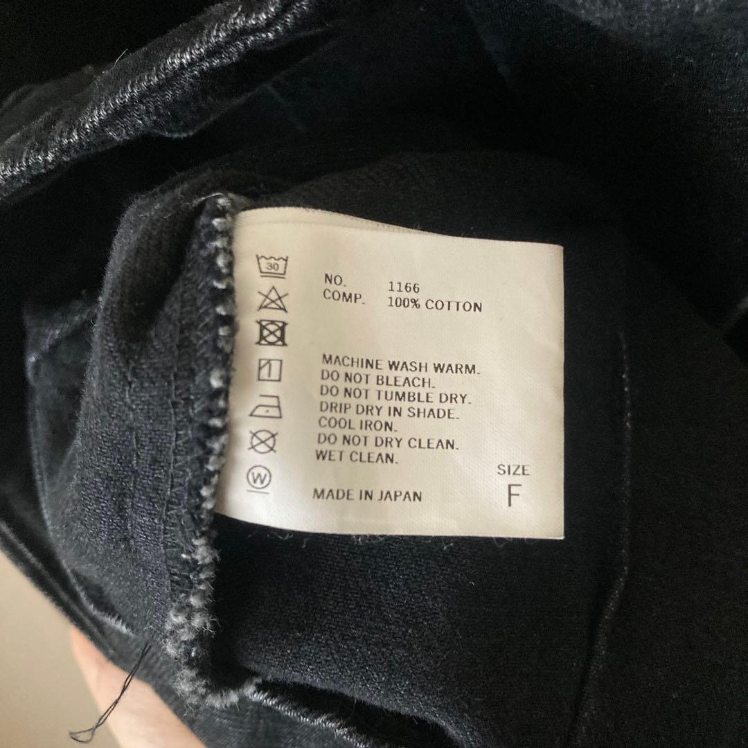 shishikui Denim Ja / BLACK デニムジャケット　百々