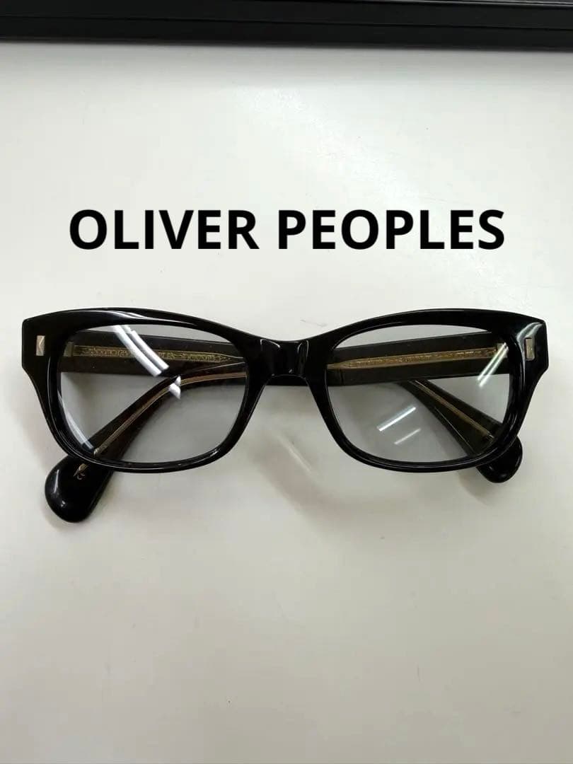 OLIVER PEOPLES WACKS BK/G 黒 金 日本製