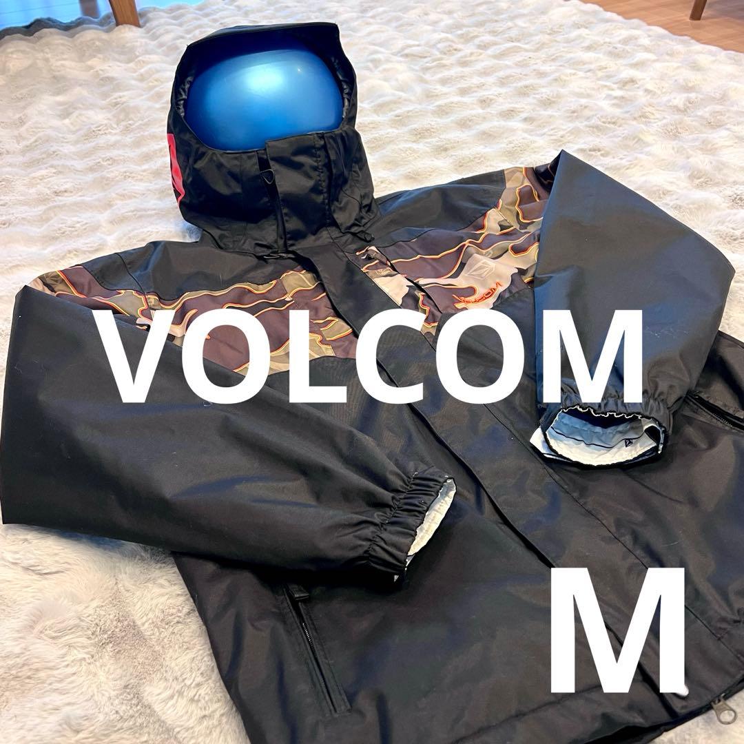 良好　VOLCOM ボルコム　スノーボードウェア　迷彩　カモフラ　M