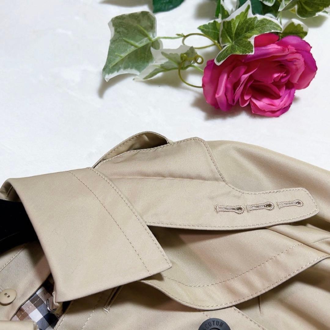 未使用✨　アクアスキュータム　トレンチコート　ダブル　ベージュ　ライナー　10