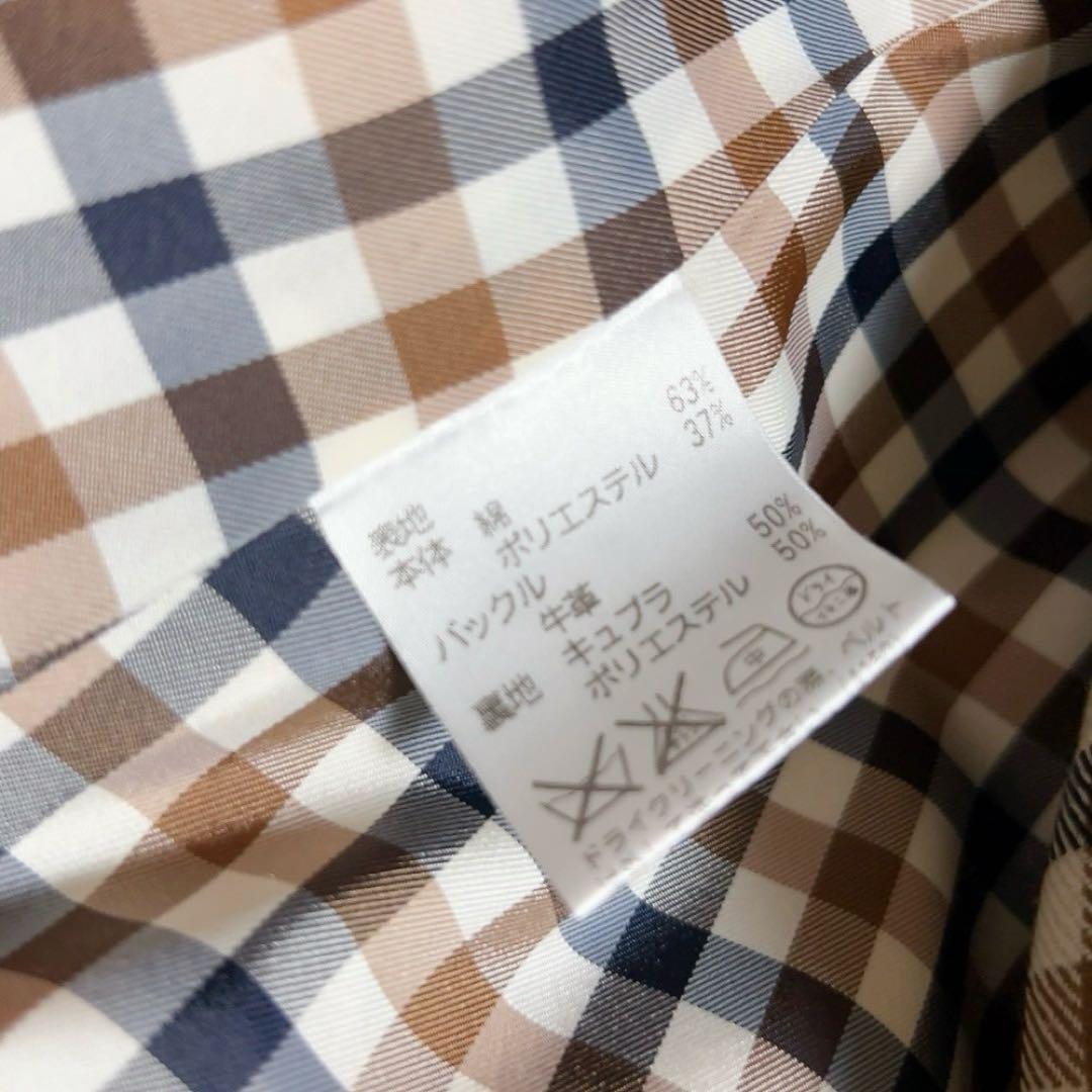 未使用✨　アクアスキュータム　トレンチコート　ダブル　ベージュ　ライナー　10