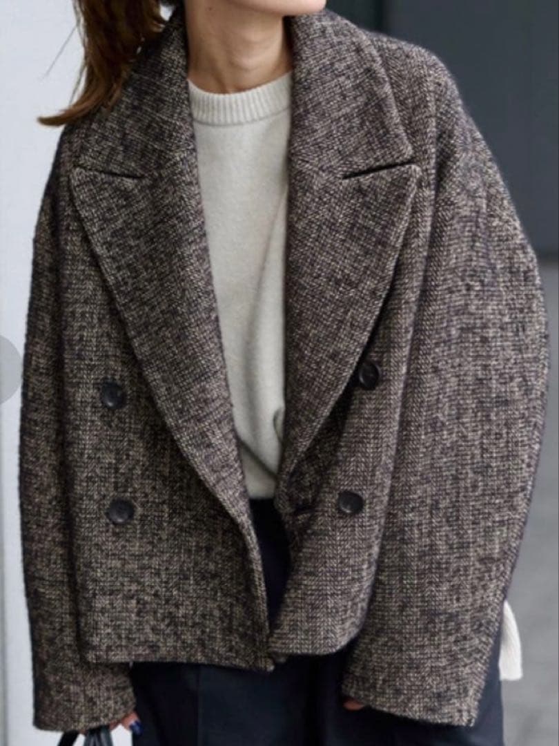 FRAMeWORK TWEEDショートコート