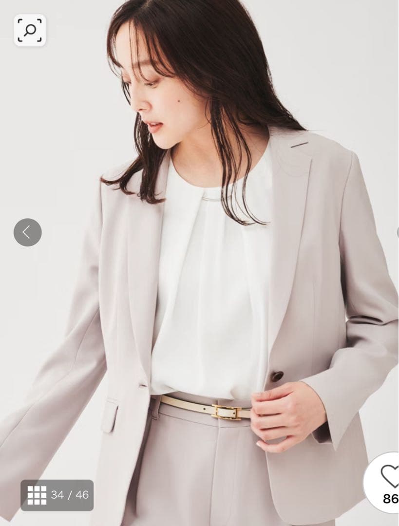 新品未使用❤️タグ付UNTITLED ✨ライトウェイト テーラードジャケット#仕事