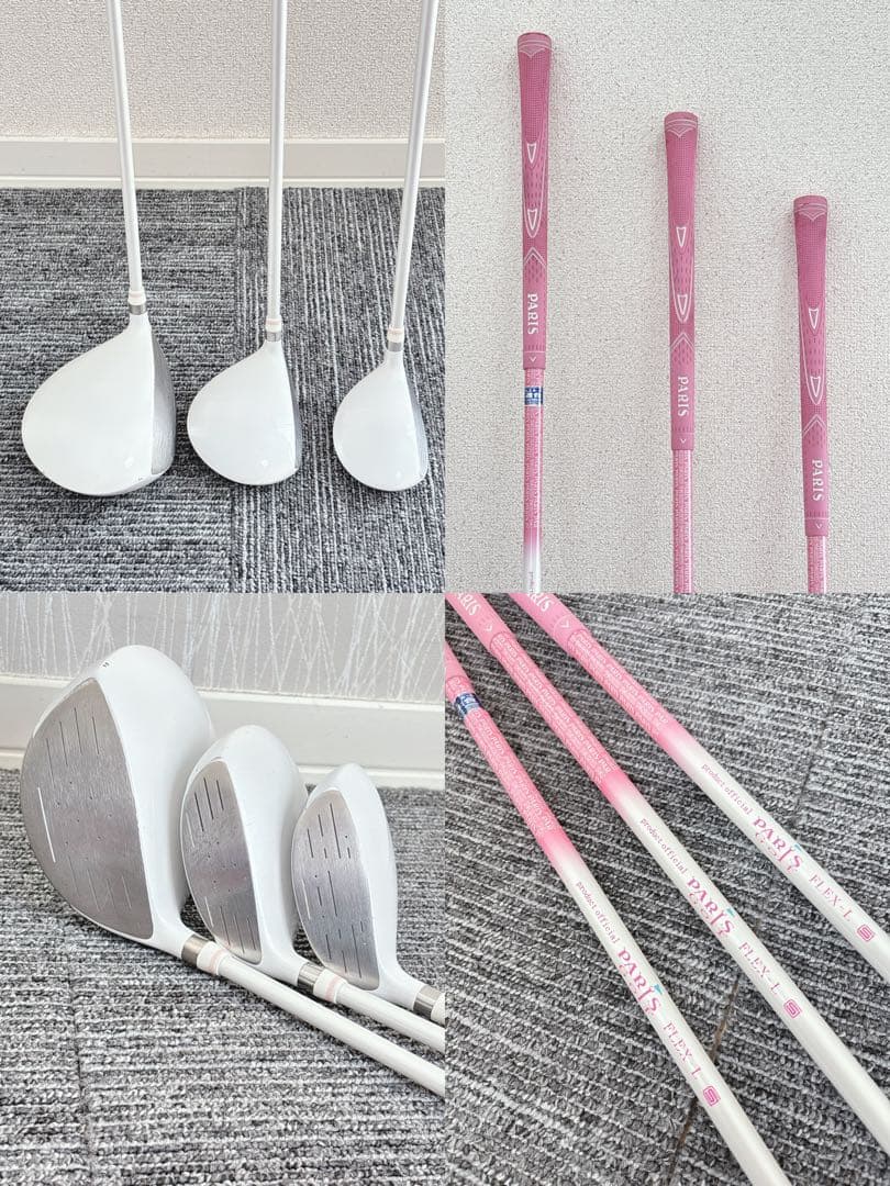 超豪華❗️PARIS 初心者 レディース 優しい ゴルフ クラブセット