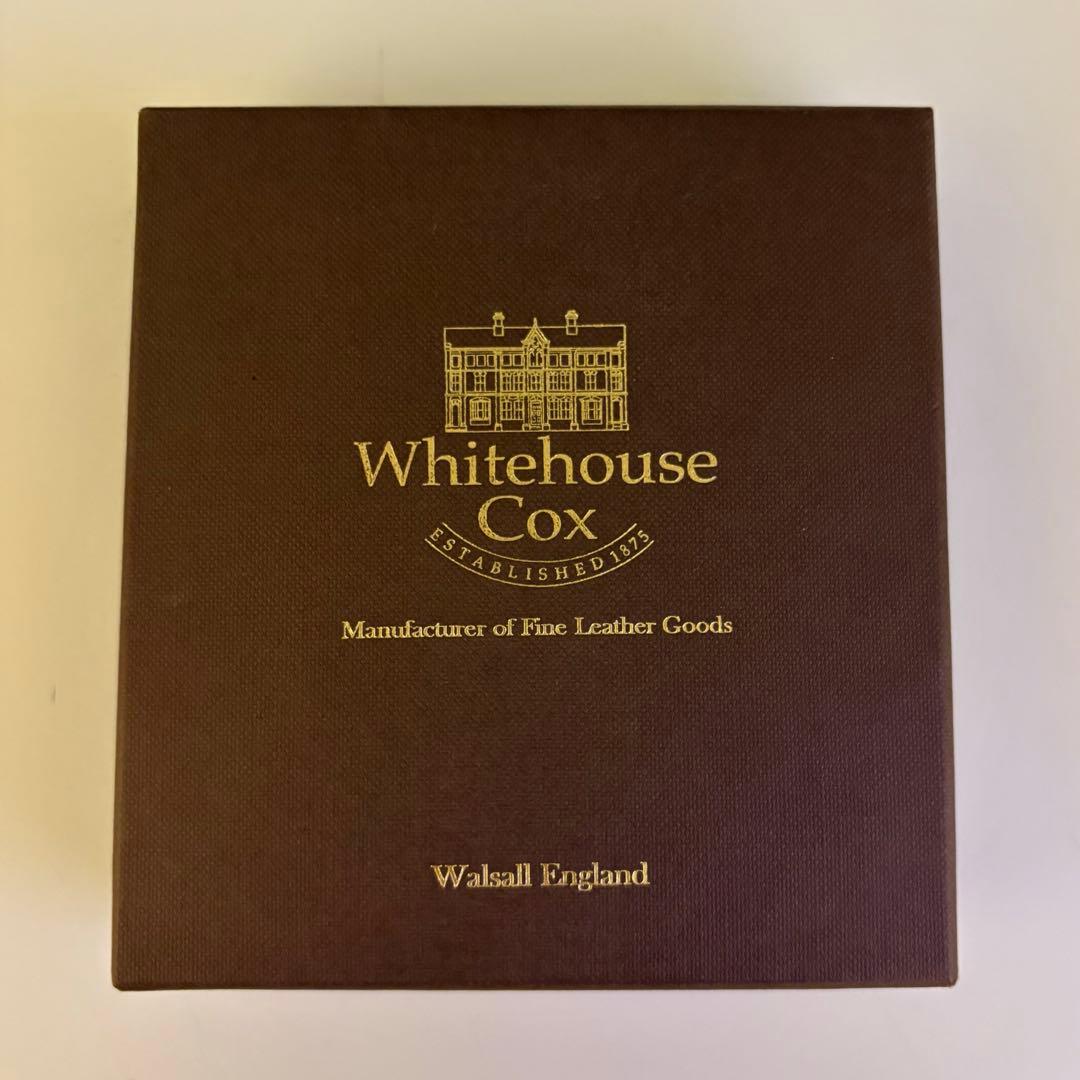 【廃盤品】Whitehouse Cox 二つ折り財布 黒 サドルレザー