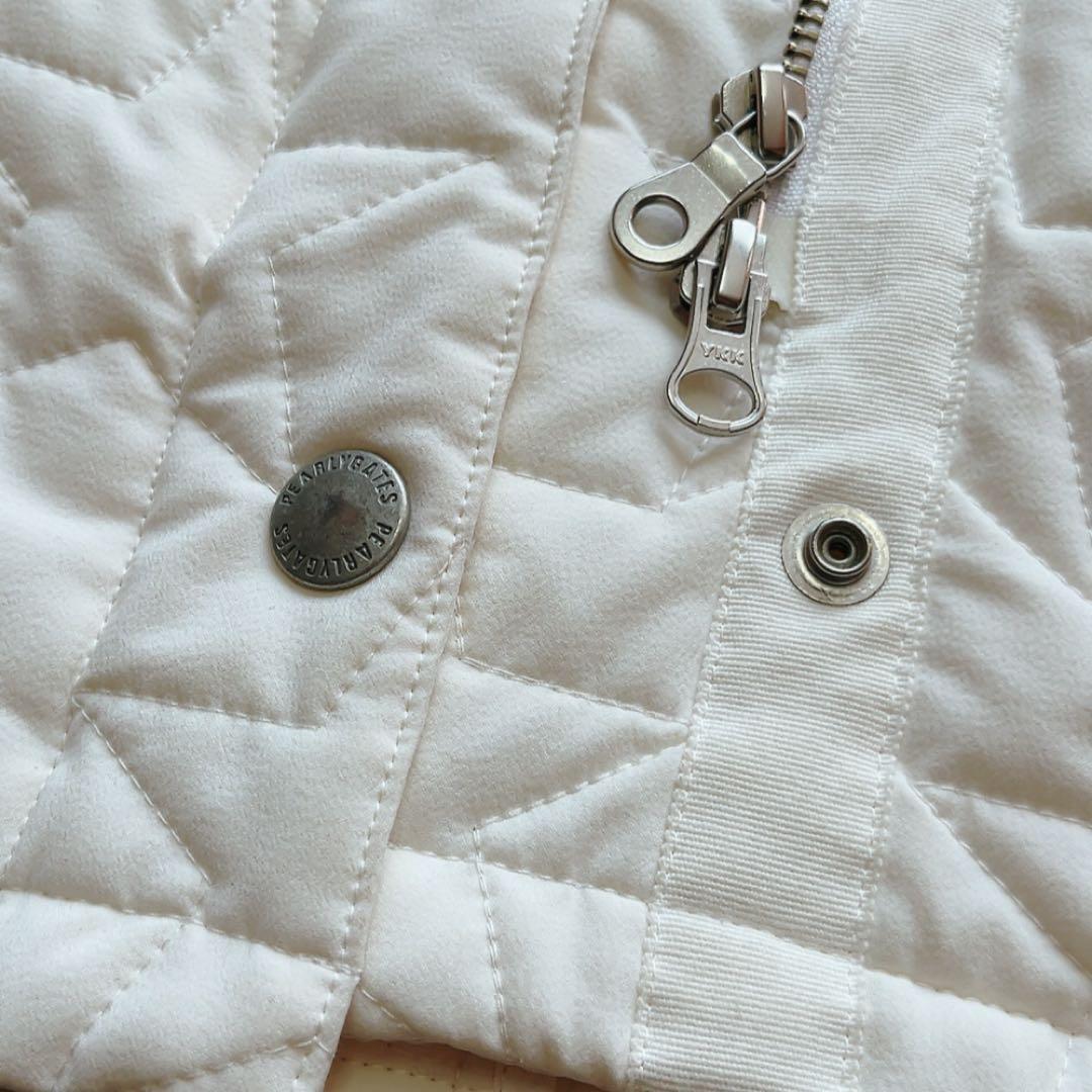 パーリーゲイツ　星柄　キルト 中綿 コート ジャケット 白　ホワイト