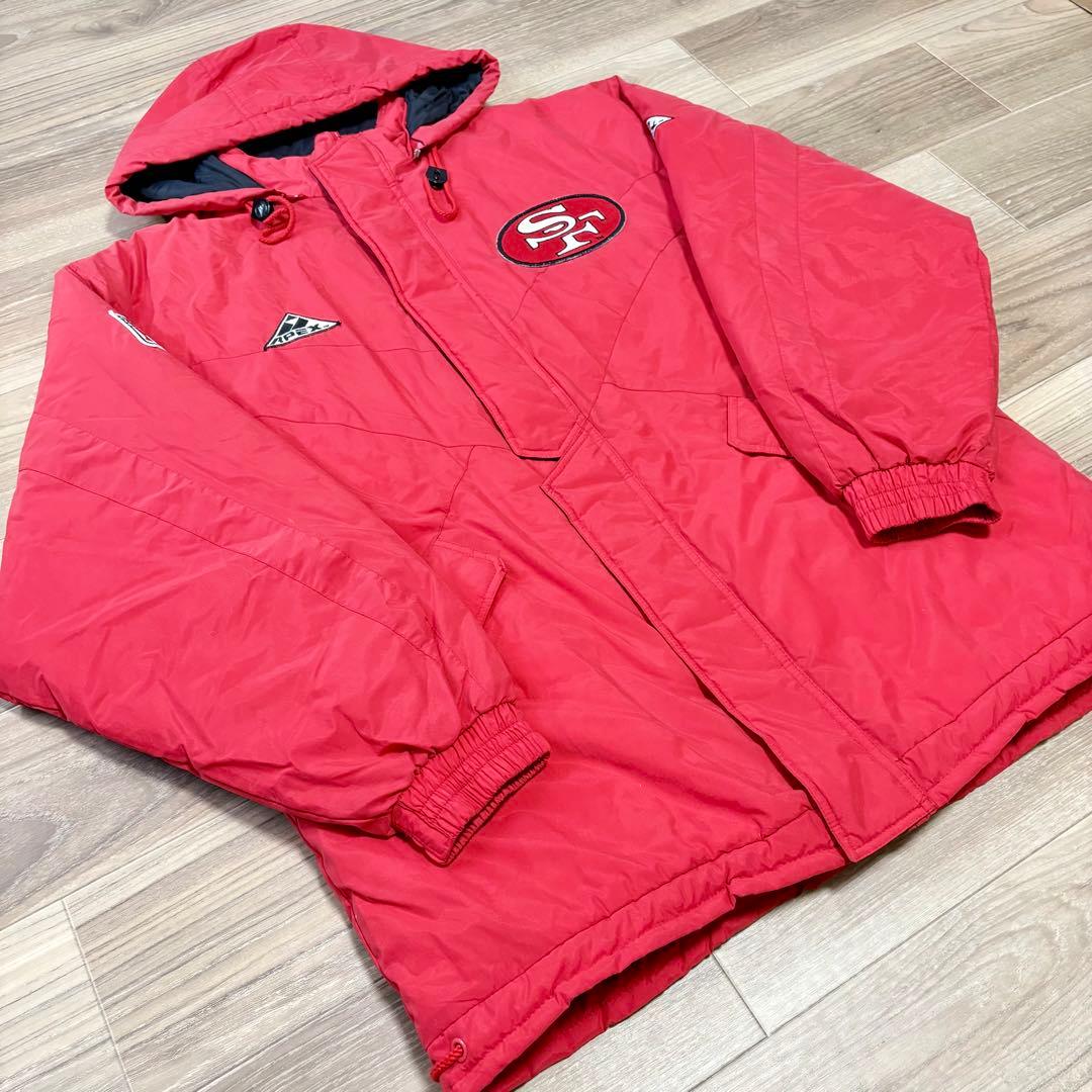 希少　NFL 49ers APEX ONE ナイロンジャケット L XL 90s