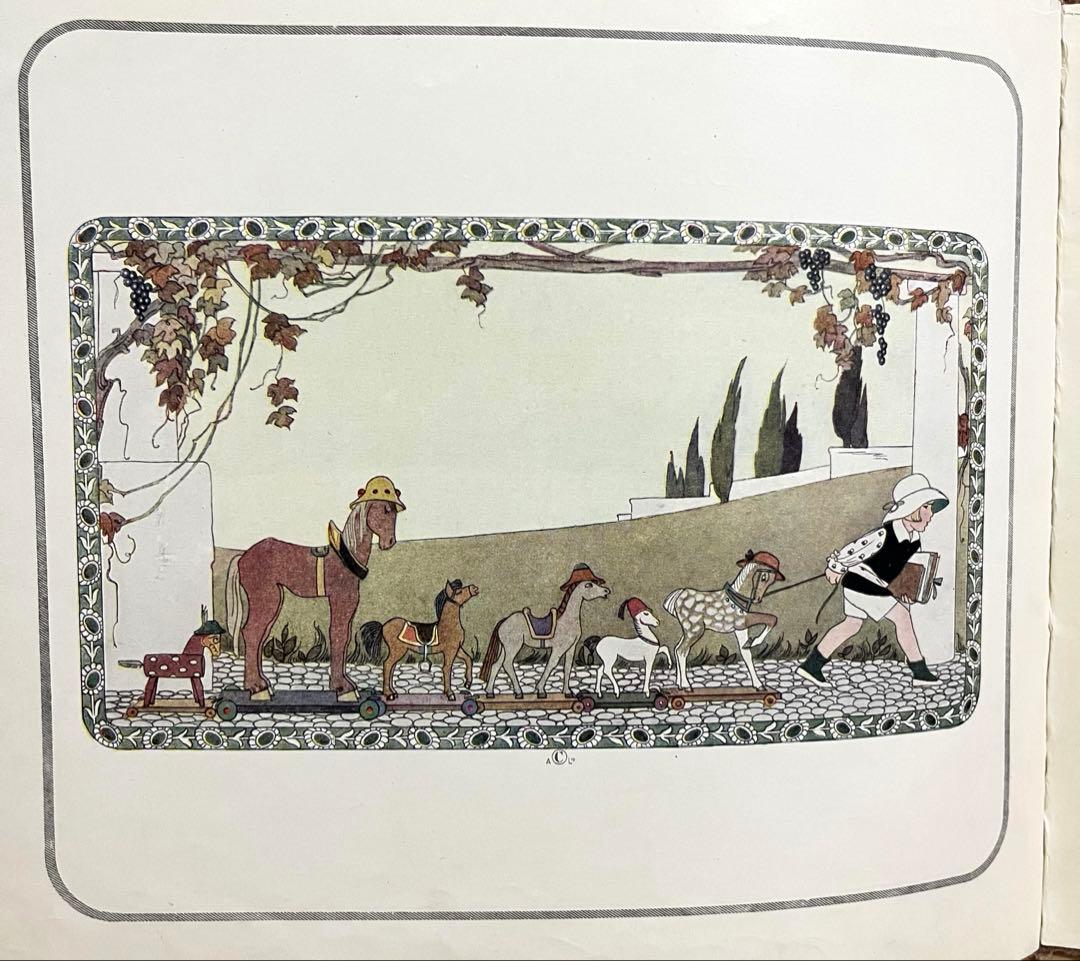 No.378 希少 洋書 古書 ル・メール 絵本 アンティーク 童謡