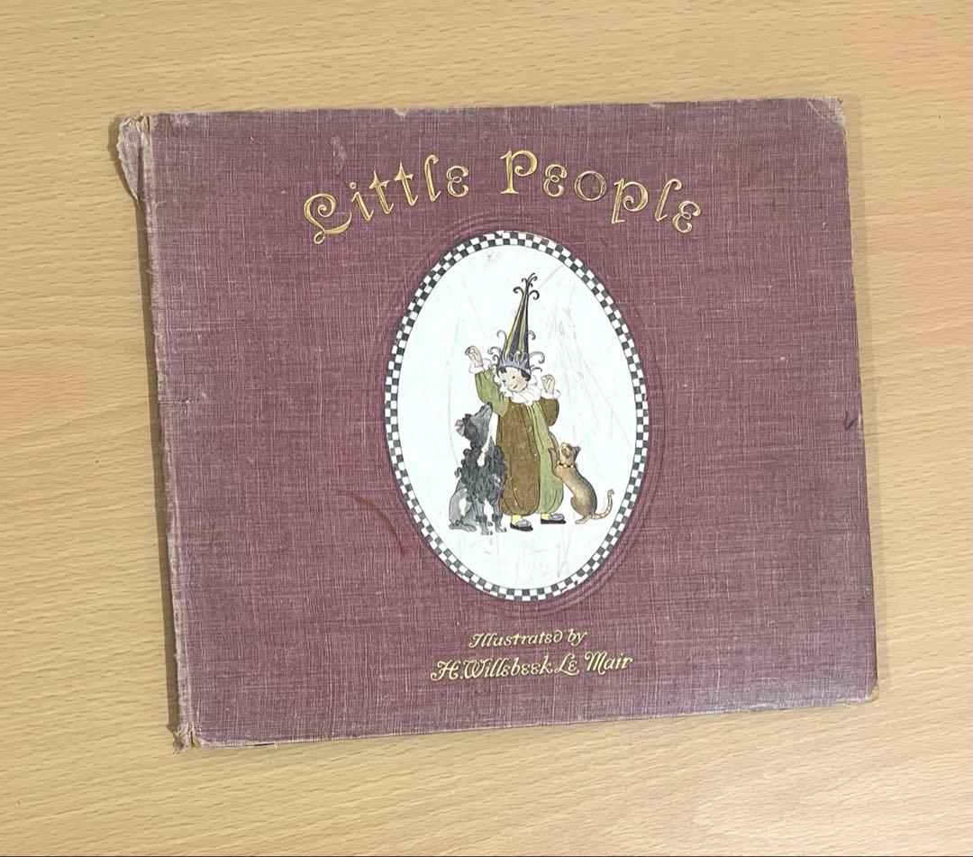 No.378 希少 洋書 古書 ル・メール 絵本 アンティーク 童謡