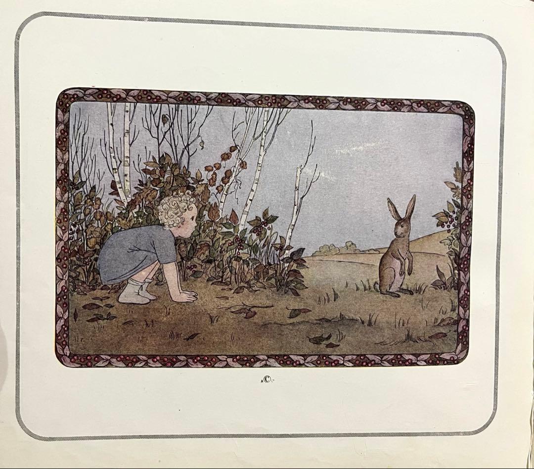 No.378 希少 洋書 古書 ル・メール 絵本 アンティーク 童謡