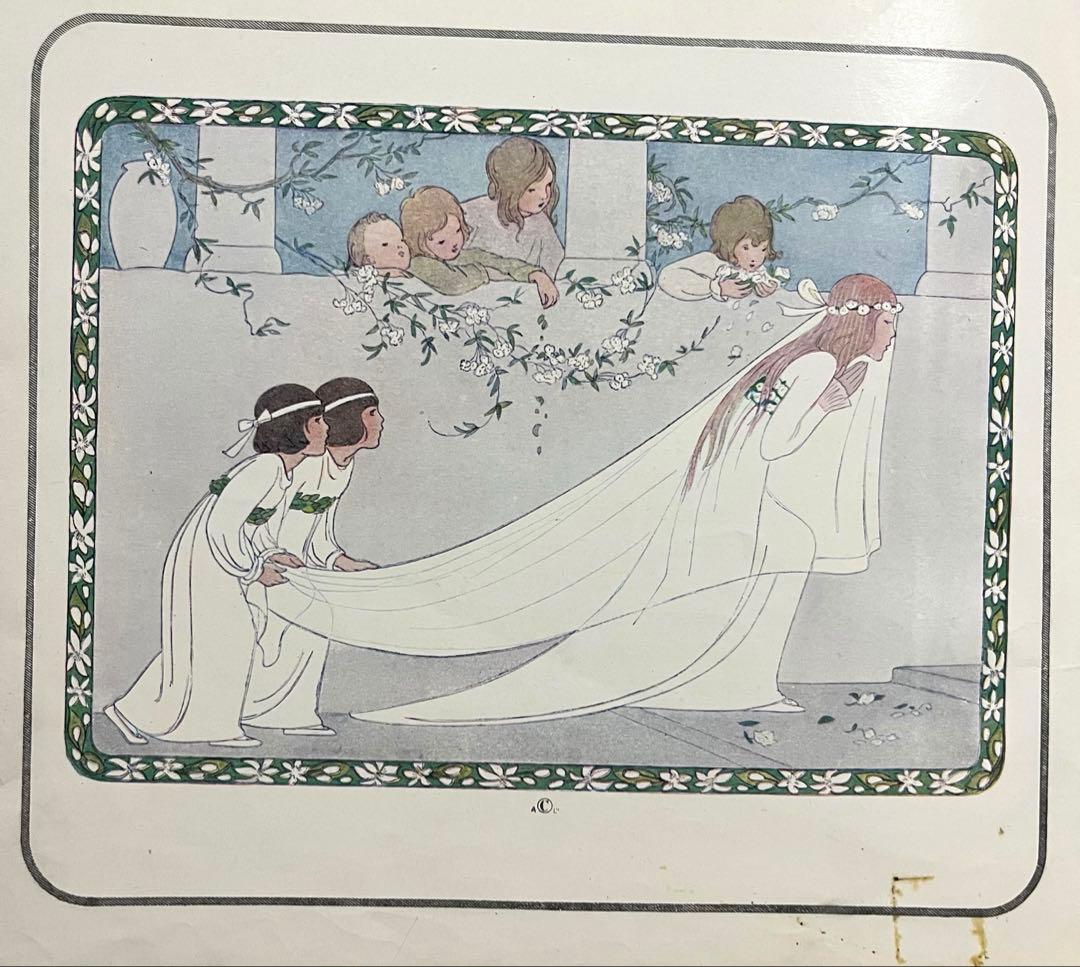 No.378 希少 洋書 古書 ル・メール 絵本 アンティーク 童謡