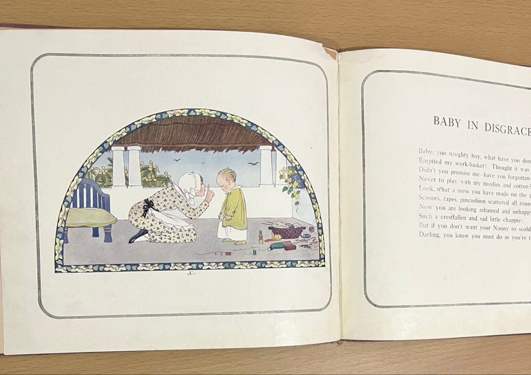 No.378 希少 洋書 古書 ル・メール 絵本 アンティーク 童謡