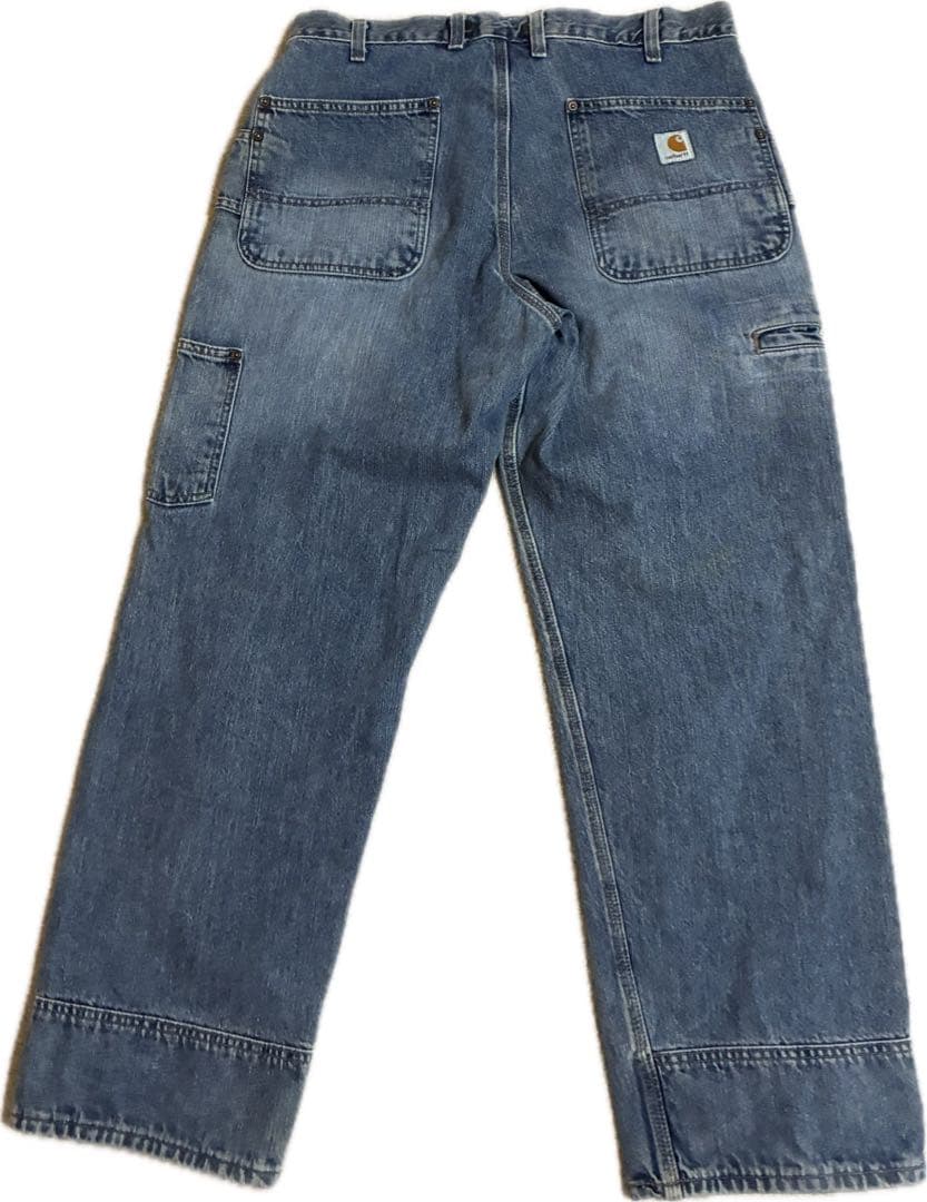ブ*ウ様 Carhartt ダブルニー　デニム　カーハート　00s メキシコ製