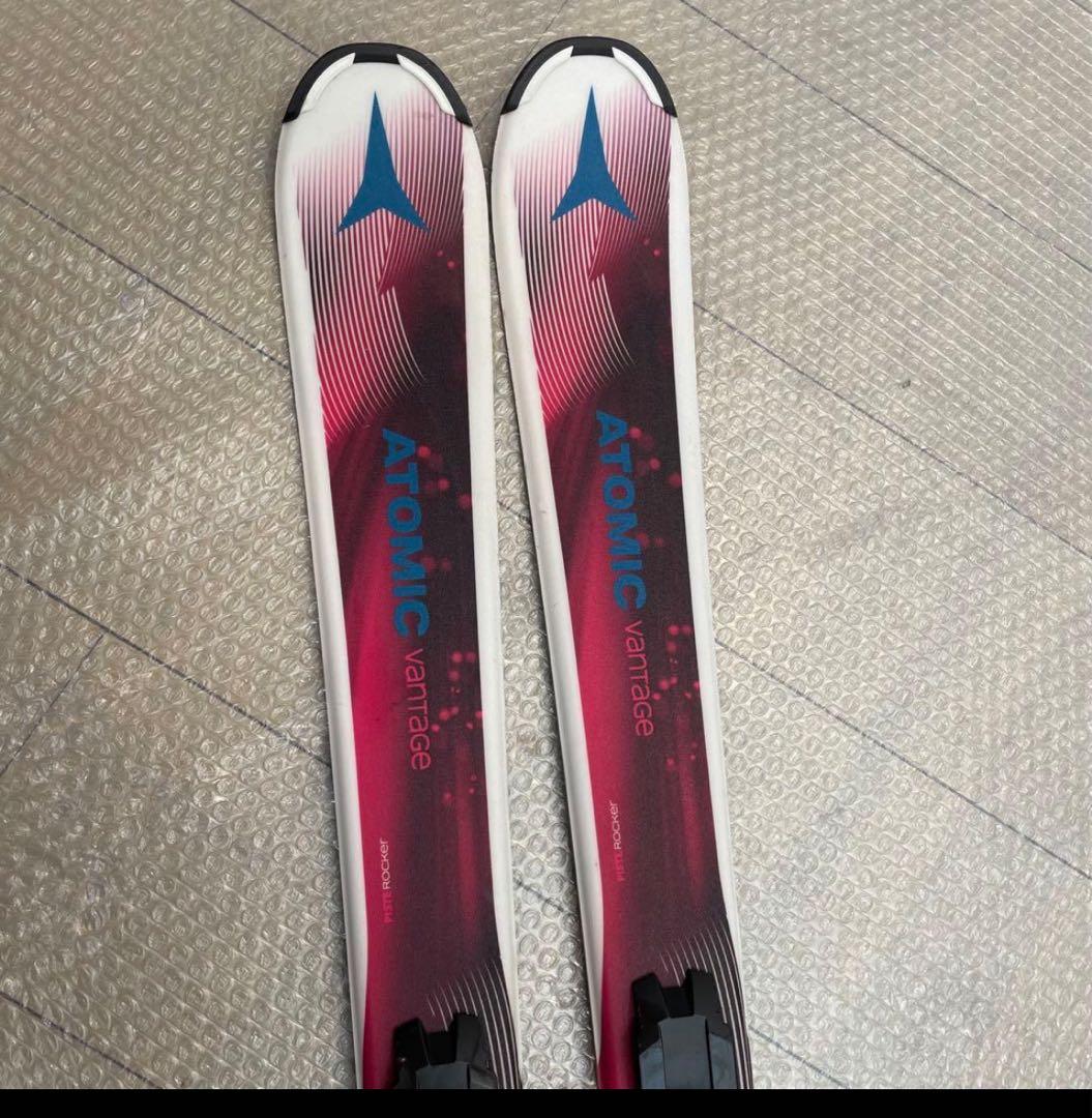 ジュニアスキーセット　ATOMIC 120cm ロシニョール　24-24.5cm