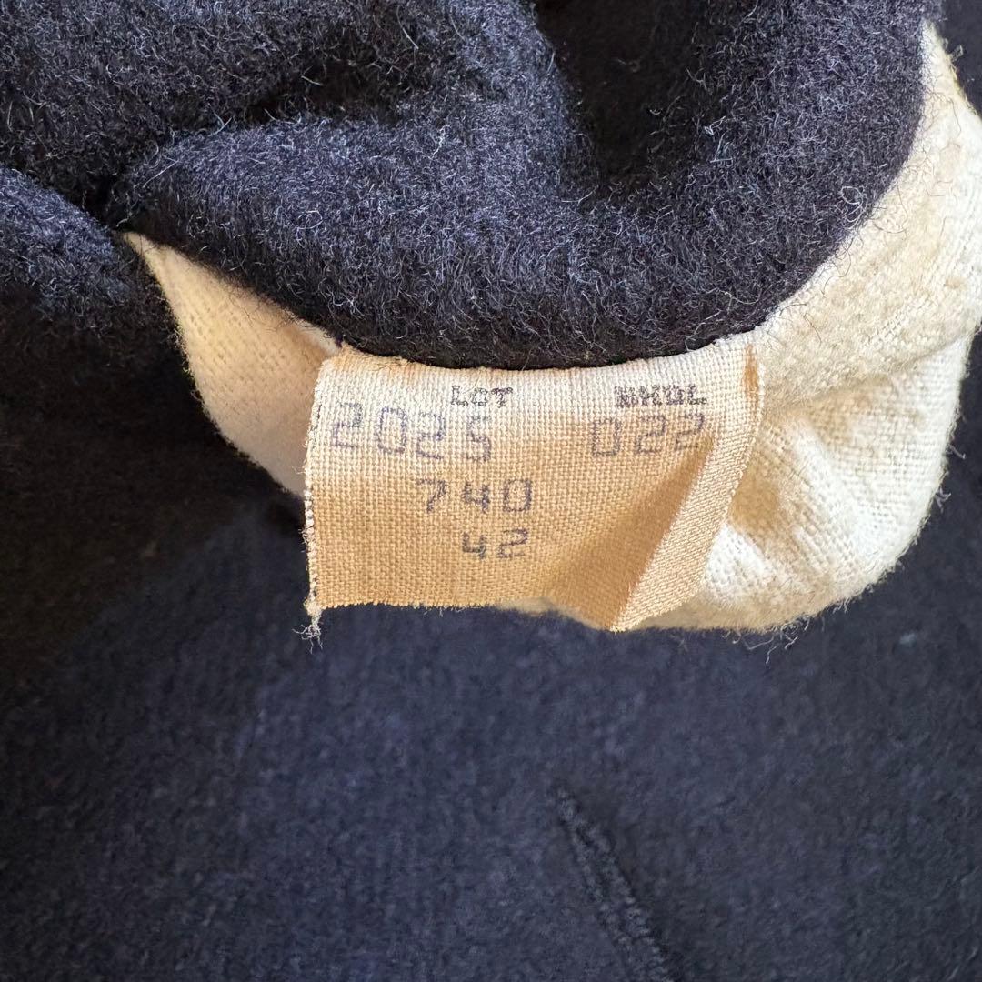 42サイズ　schott ピーコート　740 キルティング　USA製　ブラック