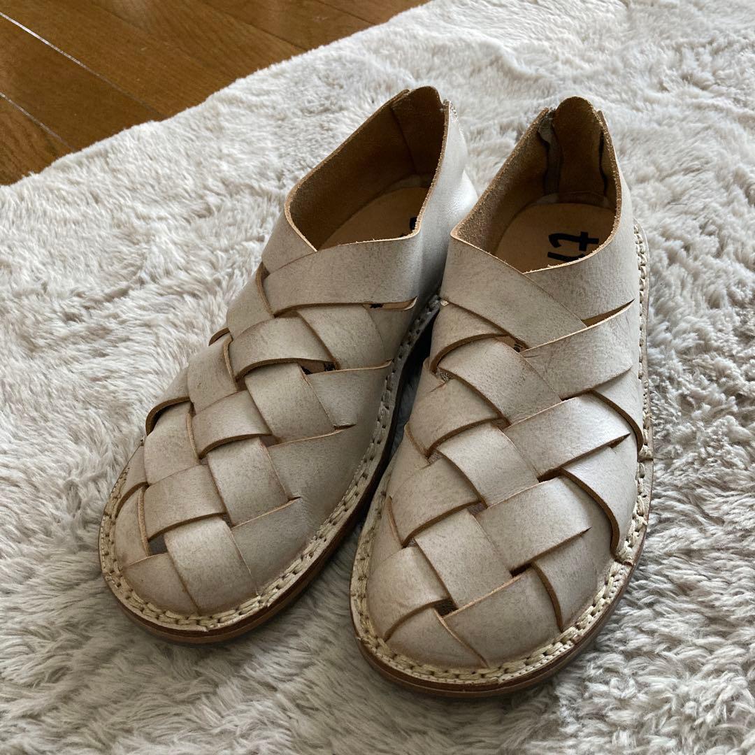 最終値下げ　トリッペン プッシュ push 編み込みレザー