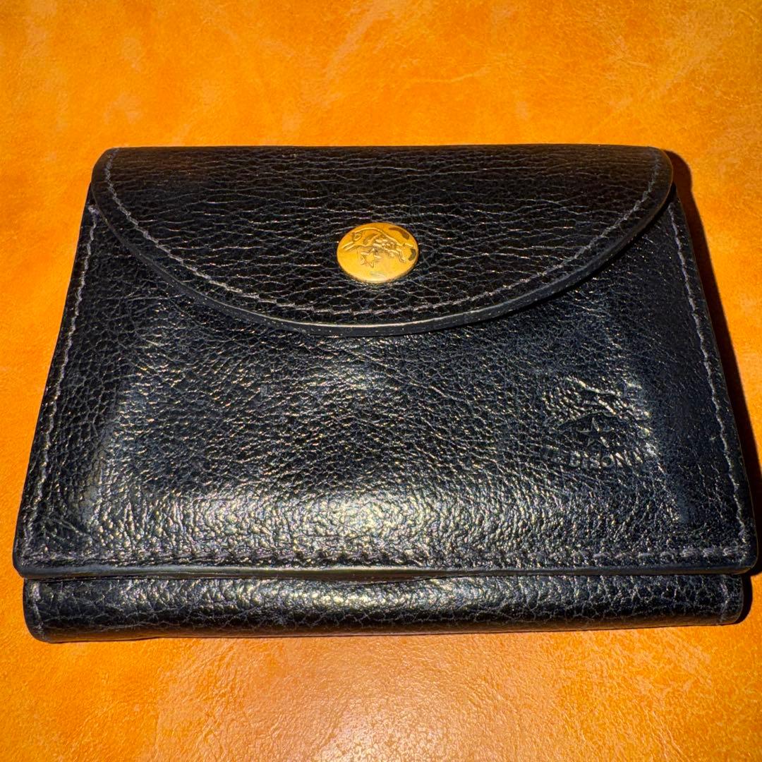 イルビゾンテ　三つ折り財布　ブラック